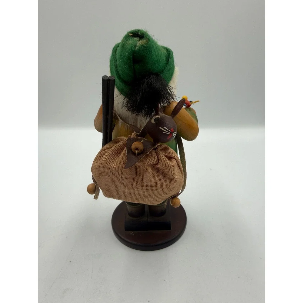 Vintage 1984 Steinbach Signed Wooden Smoker Hunter Woodsman West Germany‎ 8.5